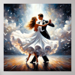 Swing Dancing Ballroom Dancing Dancer Dance Poster