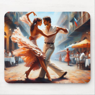 Swing Dancing Couples Dance Music Mouse Pad