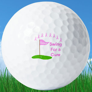 Swing For a Cure Breast Cancer Awareness Golf Balls