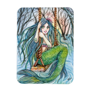 Swing - Mermaid Art Magnet