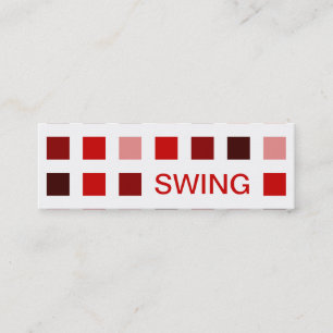 SWING (mod squares) Mini Business Card