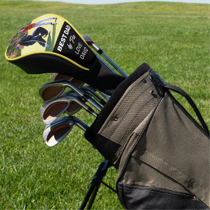 Swing of Love: Best Dad's Custom Par Black Golf Head Cover