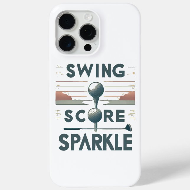 Swing, Score, Sparkle  Case-Mate iPhone Case (Back)