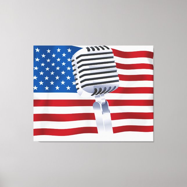 Swing when your Singing USA Canvas Print (Front)