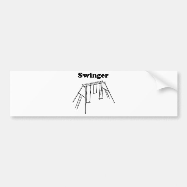 Swinger Bumper Sticker (Front)
