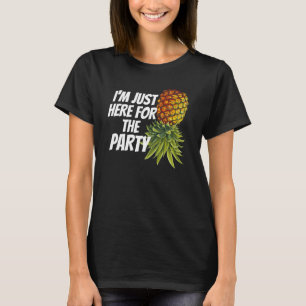 Swinger Pineapple Party Funny Bachelor Embarrassin T-Shirt
