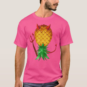 Swinger Upside Down Evil Pineapple Devil Horn with T-Shirt