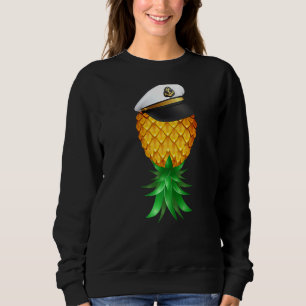 Swinger Upside Down Pineapple Captain Sailor Hat S Sweatshirt