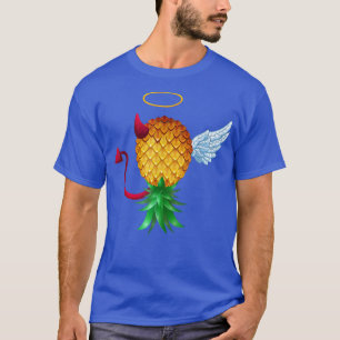 Swinger Upside Down Pineapple Half Devil Half Ange T-Shirt