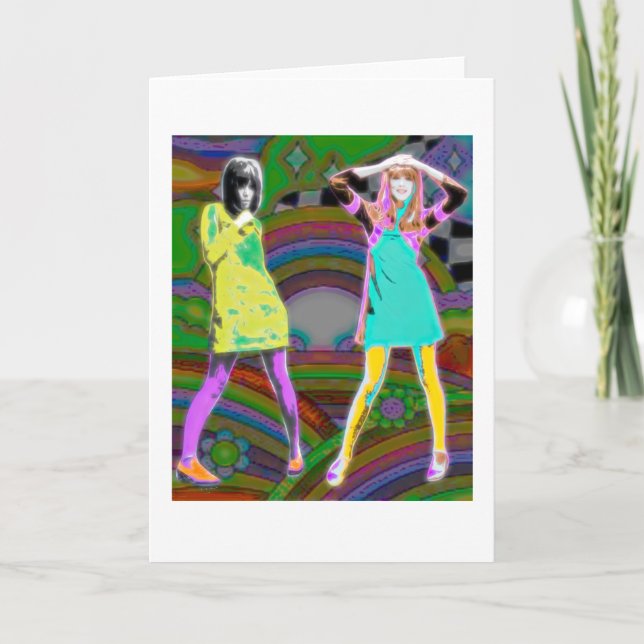SWINGIN SIXTIES GIRLS CARD (Front)