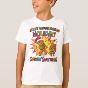 Swingin’ Sweetness Gingerbread T-Shirt – Festive S