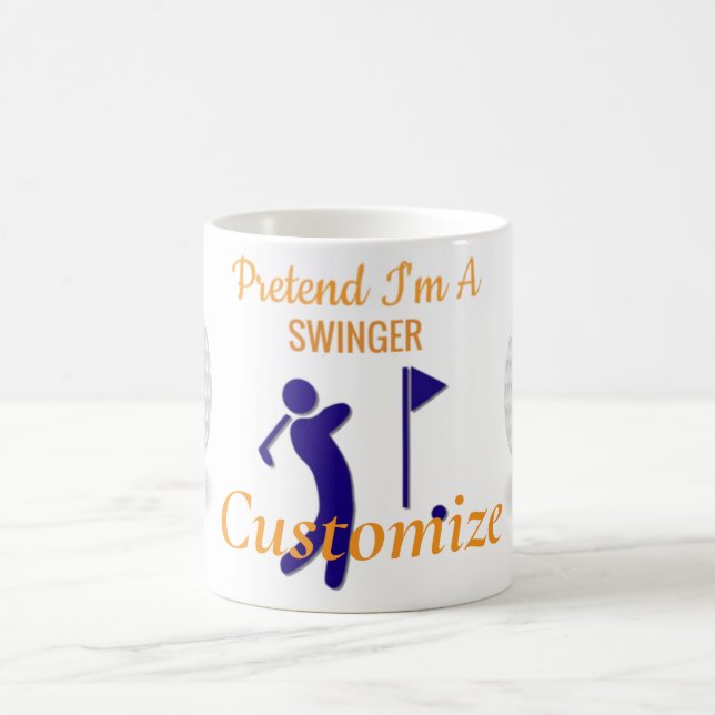 Swinging Golfer Thunder_Thunder_Cove Coffee Mug (Center)
