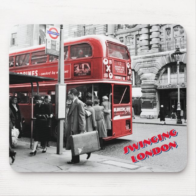 Swinging London Mouse Pad (Front)