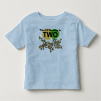 Swinging Monkeys 2nd Birthday T-shirts and Gifts