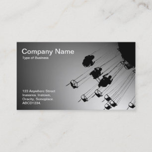 Swings and Roundabouts - Spotlit White Business Card