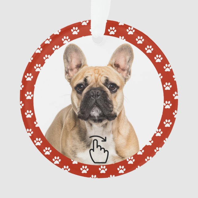 SWIPE RIGHT - See Back ... Ornament (Front)