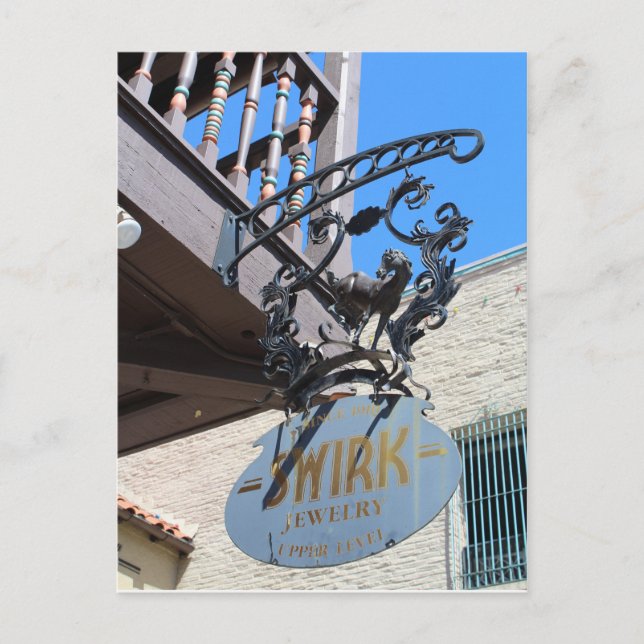 Swirk Jewellery Sign #2 Postcard (Front)