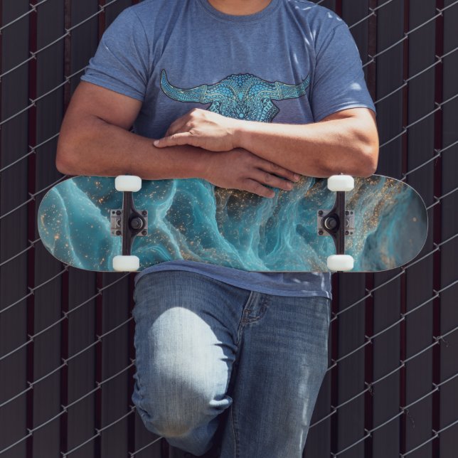 Swirl abstract  skateboard (Outdoor 3)
