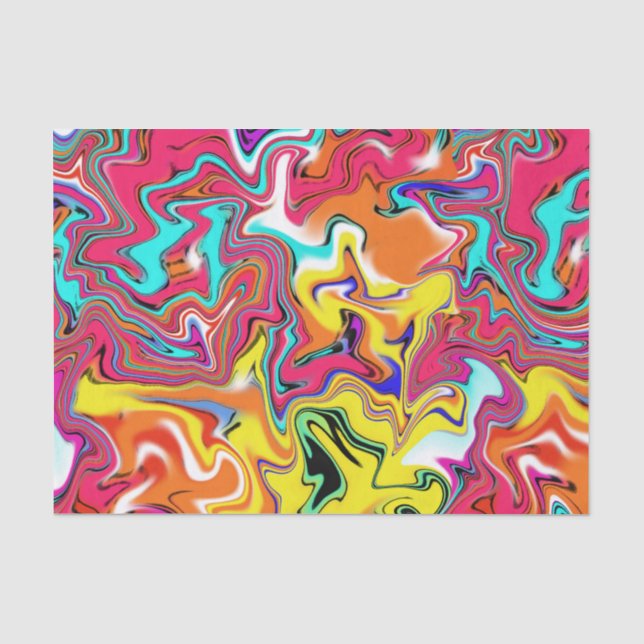 swirl abstract tissue paper (Front)