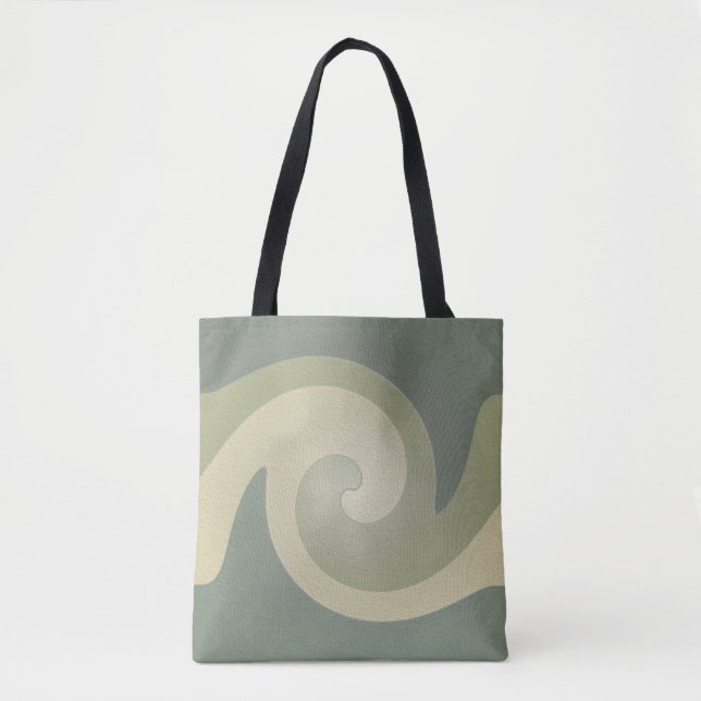 Swirl Allover Tote Bag (Front)
