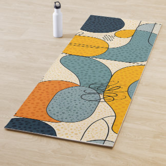 Swirl and Color Yoga Mat