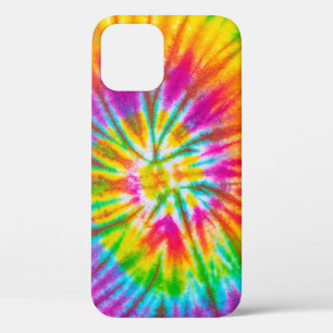 swirl colourful tie dye pattern abstract backgroun iPhone 12 case