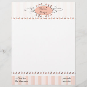 Swirl Decor Customized Letterhead
