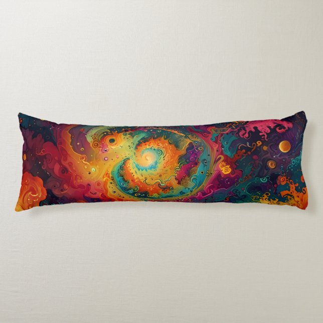 Swirl design patten  body cushion (Front)
