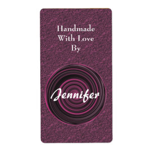 Swirl Design Personalised Handmade By 