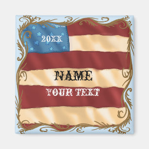 Swirl Flag magnet