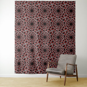 SWIRL FLOWER PATTERN   TAPESTRY