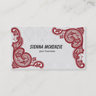 Swirl Flowers Business Card