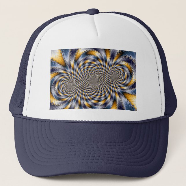 Swirl Fractal 2 - Fratal Trucker Hat (Front)