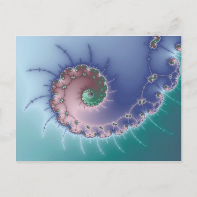 Swirl - Fractal Postcard (Front)