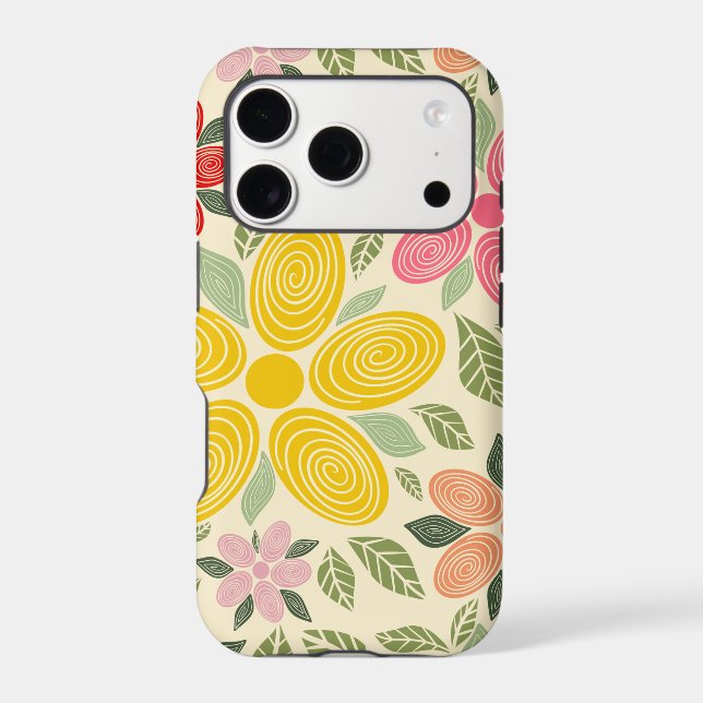 Swirl Garden Iphone Case (Back)