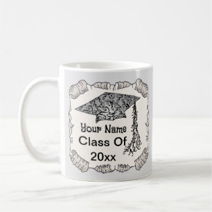 Swirl Grad Cap Graduation mug