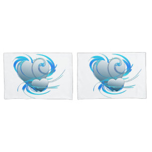 Swirl Hearts Pillowcase