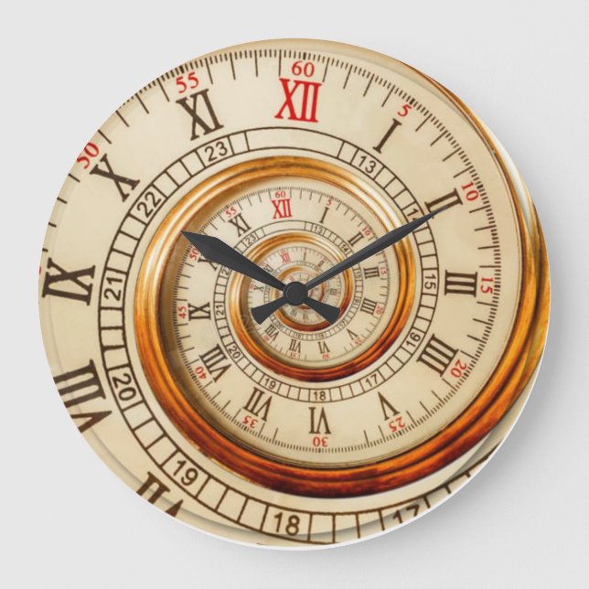 Swirl  large clock (Front)