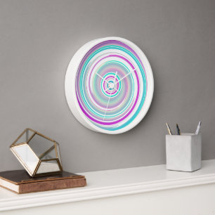 Swirl Medium Round Wall Clock