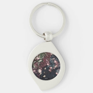 Swirl Metal Keychain