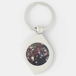 Swirl Metal Keychain