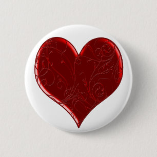 Swirl Overlaid Heart Button