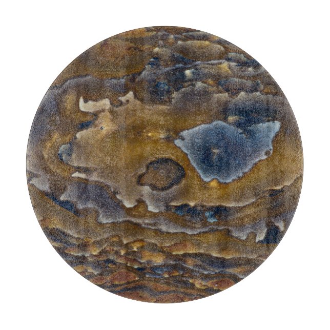 Swirl Pattern On Jasper Slab Cutting Board (Front)