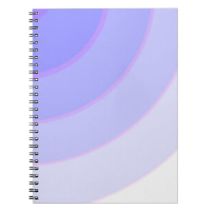 Swirl pattern pastel ombre Lilac & Purple Notebook