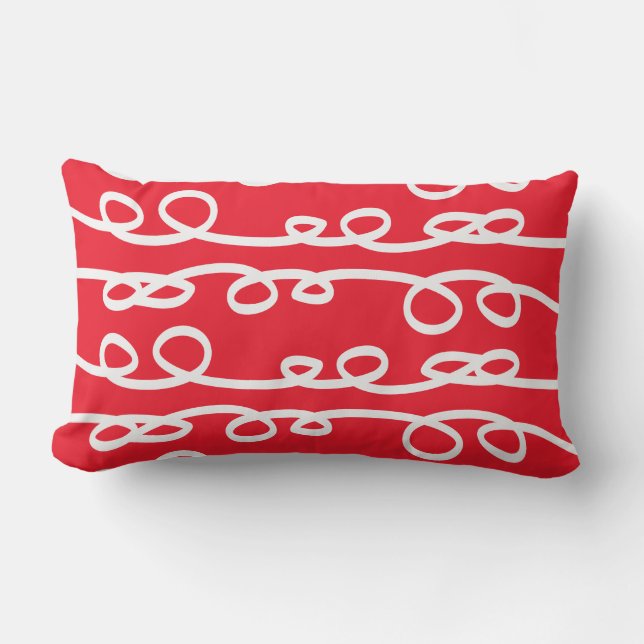 swirl patterned lumbar cushion (Front)