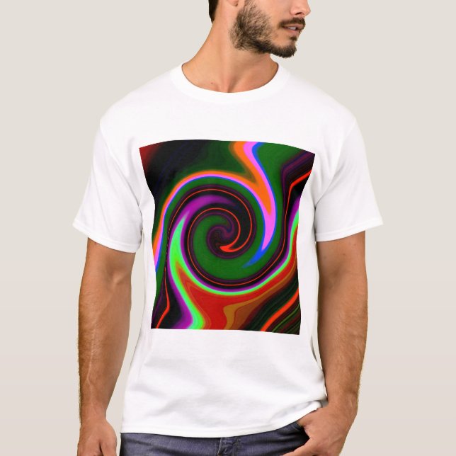 Swirl Retro T-Shirt (Front)