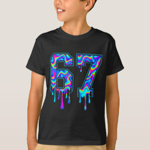 Swirl Six Seven Drip 6 7 Meme Gen Alpha Slang  T-Shirt