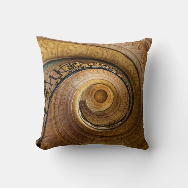 Swirl Staircase Pattern Cushion (Front)