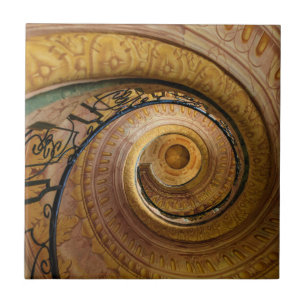 Swirl Staircase Pattern Tile