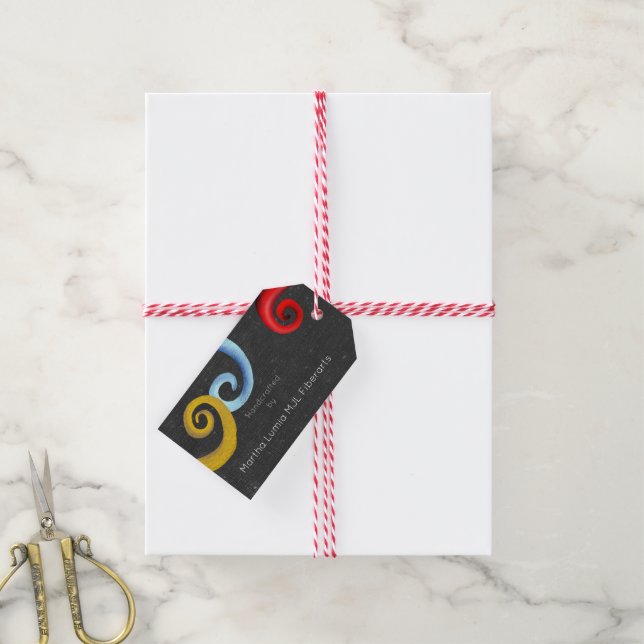 Swirl Tags (With Twine)